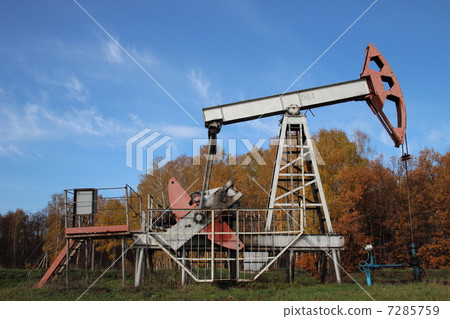 Oil production. oil pumps Russia 7285759