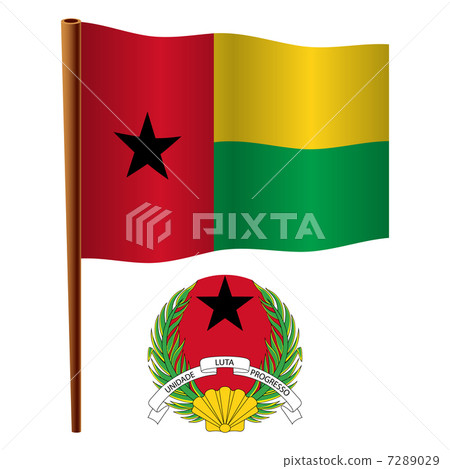 guinea bissau wavy flag 7289029