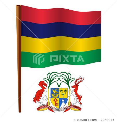 mauritius wavy flag 7289045