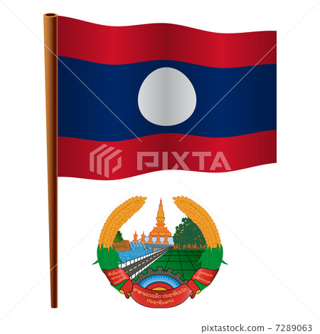 laos wavy flag 7289063