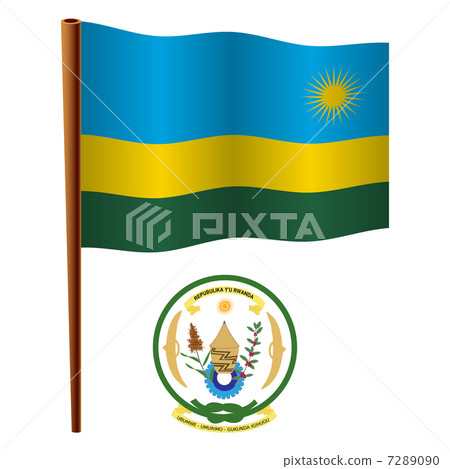 rwanda wavy flag 7289090