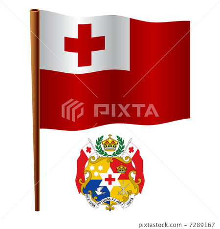 tonga wavy flag 7289167