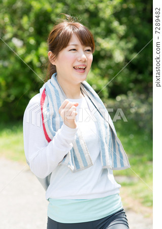 慢跑的女人 慢跑的女人 7289482
