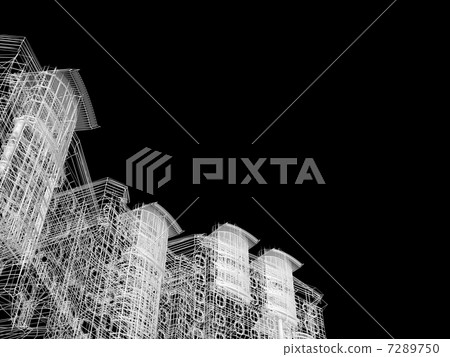 3d abstract skyscrapers 3d abstract skyscrapers 7289750