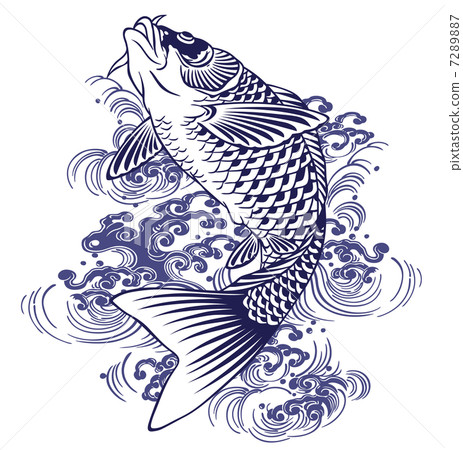 日式鯉魚 7289887