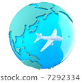 Airplane and Earth 7292334
