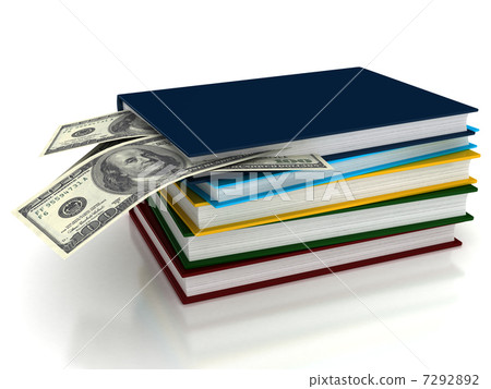 Stack of Books on white background Stack of Books on white background 7292892