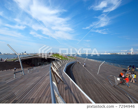 在鯨魚之間的橫濱港大輔橋 在鯨魚之間的橫濱港大輔橋 7294946