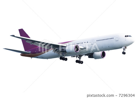 Real jet aircraft. Isolated on white background. 7296304