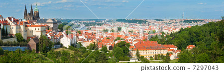 Prague, Czech Republic, panorama. Prague, Czech Republic, panorama. 7297043