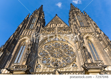 St. Vitus Cathedral , Prague, Czech Republic St. Vitus Cathedral , Prague, Czech Republic 7297046