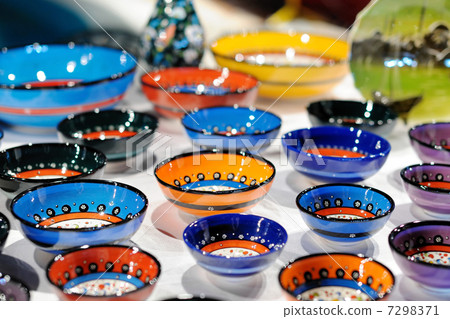 Shop stand with Turkish souvenirs Shop stand with Turkish souvenirs 7298371