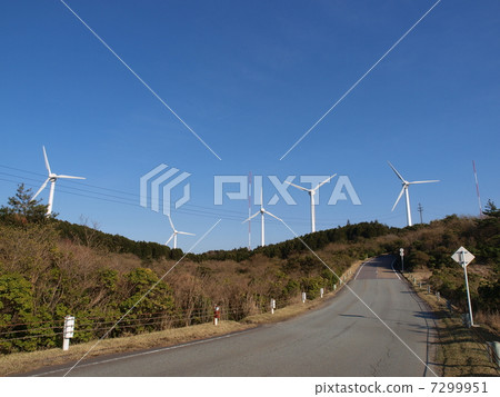 Windmill of Aoyama plateau 7299951