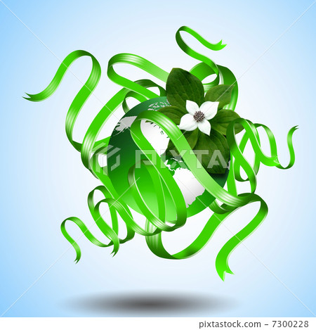 Green planet earth with plants Green planet earth with plants 7300228