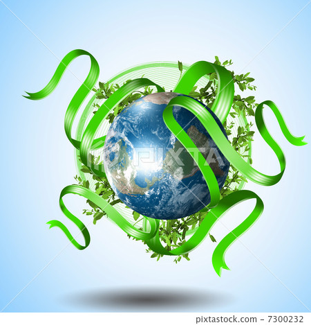 Green planet earth with plants Green planet earth with plants 7300232