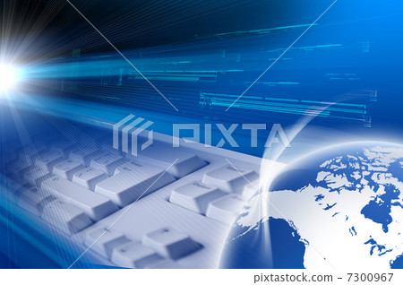 collage of keyboards and the planet collage of keyboards and the planet 7300967