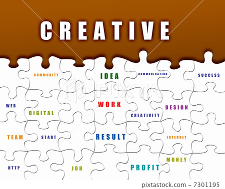 Puzzle pieces with business terms Puzzle pieces with business terms 7301195