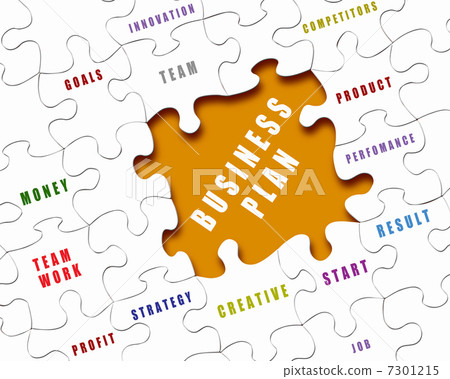 Puzzle pieces with business terms Puzzle pieces with business terms 7301215