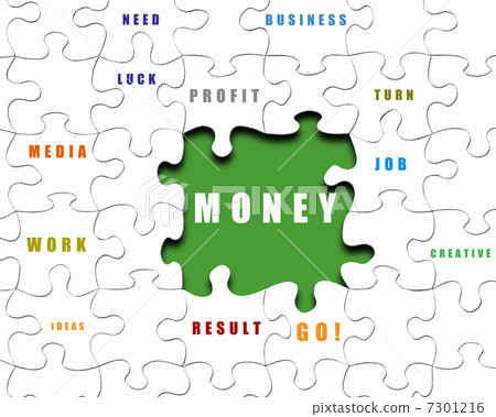 Puzzle pieces with business terms Puzzle pieces with business terms 7301216