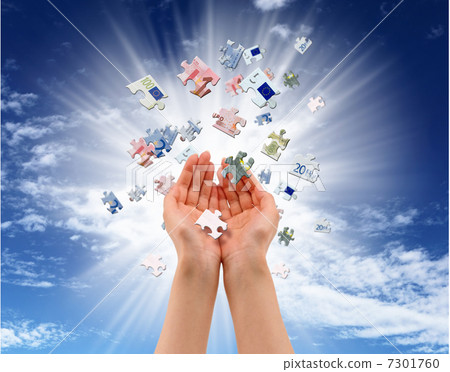 picture of puzzle for a banknote picture of puzzle for a banknote 7301760