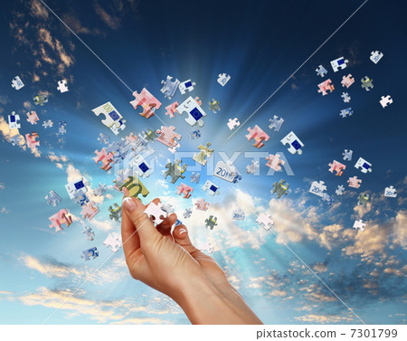 picture of puzzle for a banknote picture of puzzle for a banknote 7301799