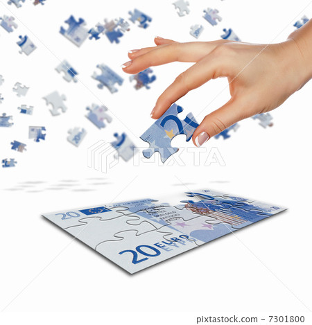 picture of puzzle for a banknote picture of puzzle for a banknote 7301800