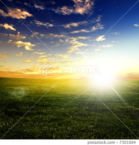 nature landscape and the sunset 7301884