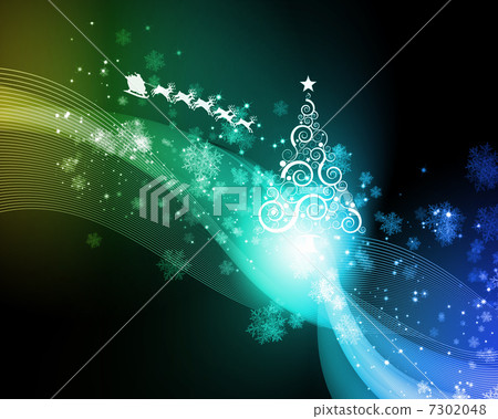 Background with traditional Christmas decoration Background with traditional Christmas decoration 7302048