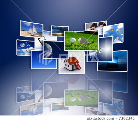 Streams of images 7302345