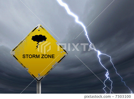 warning sign of bad weather ahead warning sign of bad weather ahead 7303100