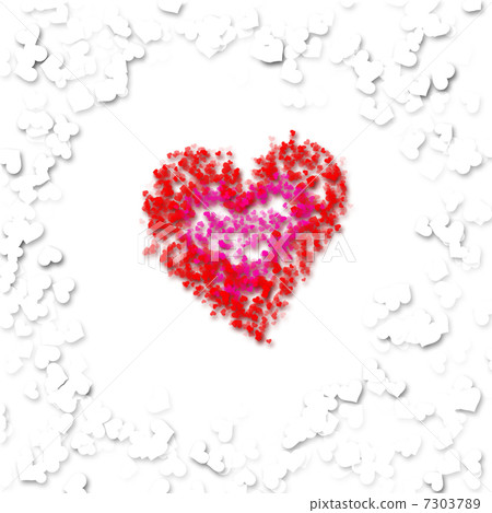 Drawing with hearts 7303789