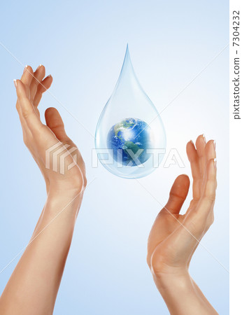 large drop of water large drop of water 7304232