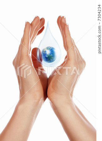large drop of water 7304234