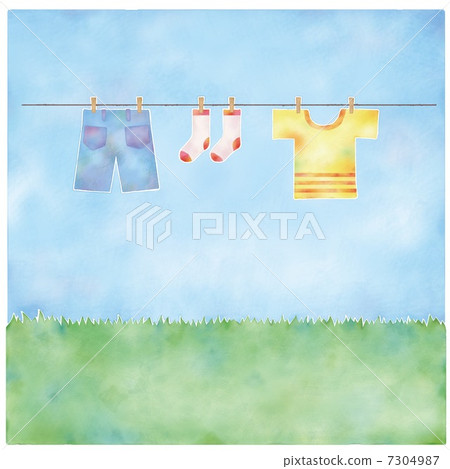 Illustration of laundry Illustration of laundry 7304987