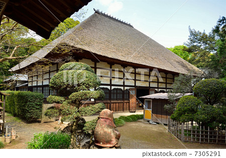 寺廟森林步行·Maorinji屋頂的屋頂 寺廟森林步行·Maorinji屋頂的屋頂 7305291