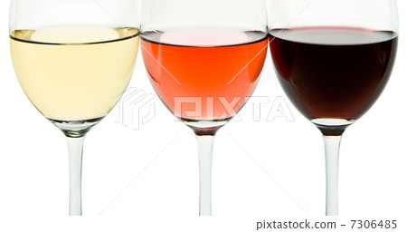 three wine glasses three wine glasses 7306485