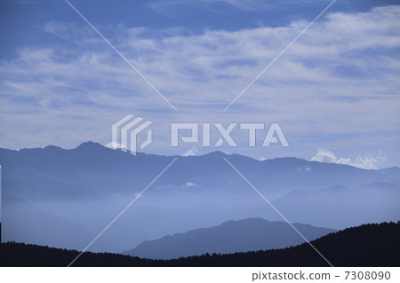 Distant view of the Southern Alps 7308090