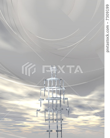 A person in a framework 7309199