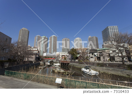 Tsukudajima和摩天大樓 7310433