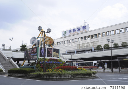 Flowerbed of Utsunomiya Station 7311598