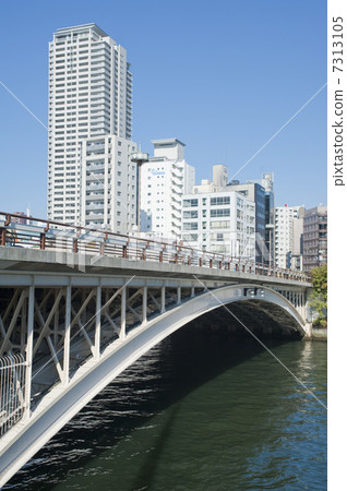 Dojima River and Tenjyo Bridge 7313105