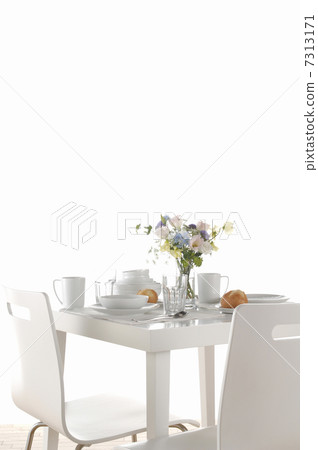 White dining table 7313171