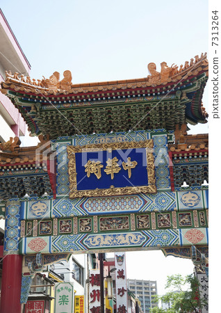 Yokohama Chinatown Yonemon gate 7313264