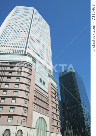 Buildings in front of the Osaka station 7313468