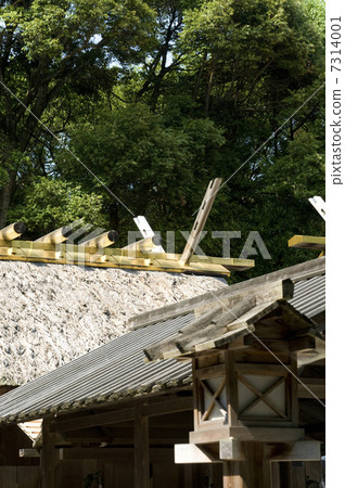 Ise shrine Venetian moon palace roof Ise shrine Venetian moon palace roof 7314001
