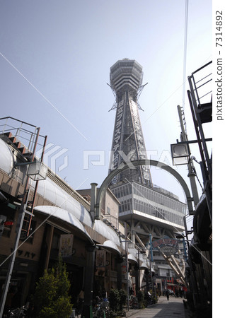 Tsutenkaku and shopping districts Tsutenkaku and shopping districts 7314892