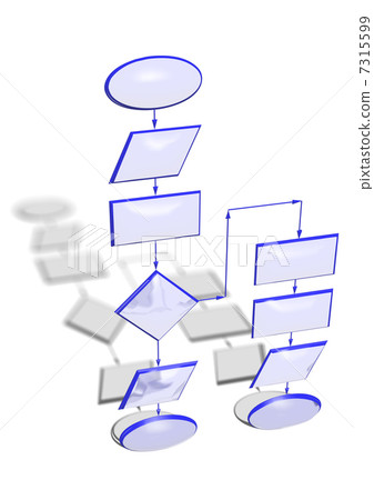 Empty flow chart diagram Empty flow chart diagram 7315599
