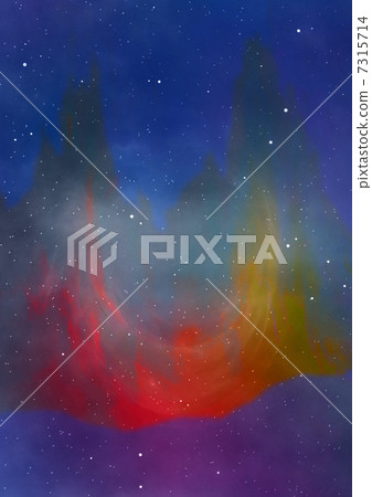 Star field in space and a nebulae Star field in space and a nebulae 7315714