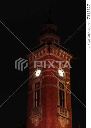 橫濱市開放港口紀念館（傑克塔）的夜景 7315827