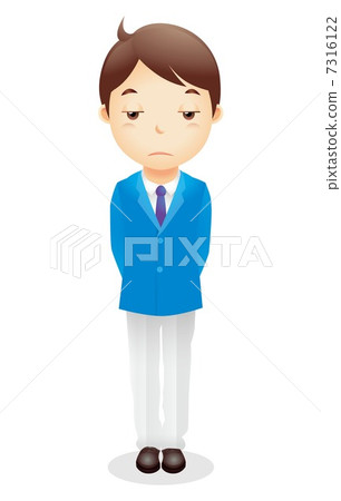 商人（淺蘭）例證 7316122